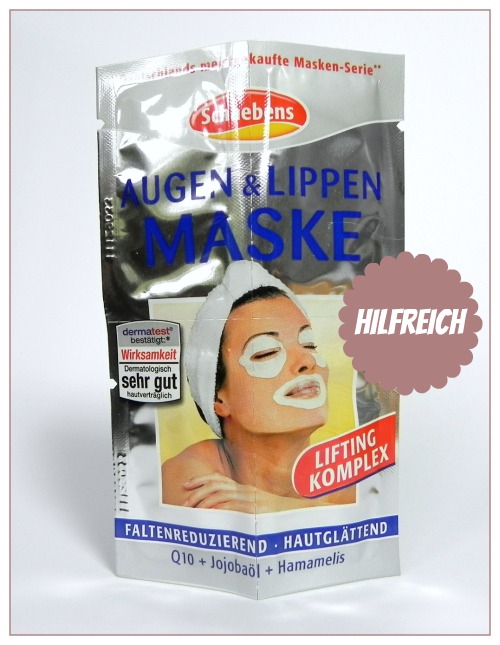 Kleine Hilfsmittel Augen Lippen Maske Der Blasse Schimmer