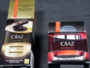 Oil of Olaz 60 Jahre: Total Effects & Regenerist