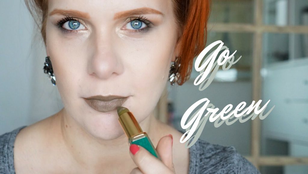 – Go Green – </br> Tragbares, grünes Makeup